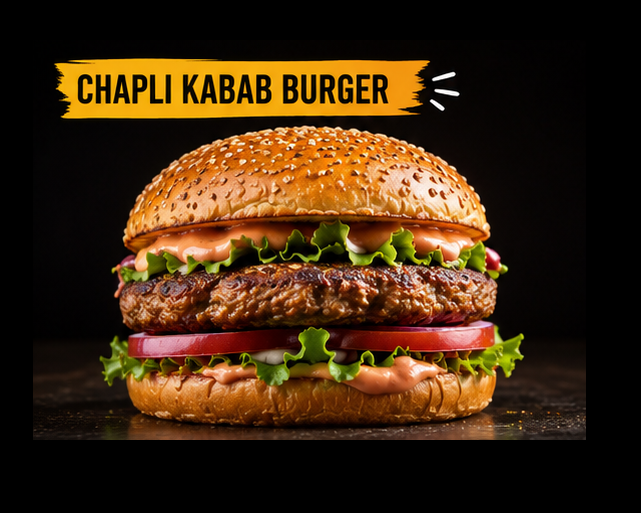 Chapli Kabab Burger